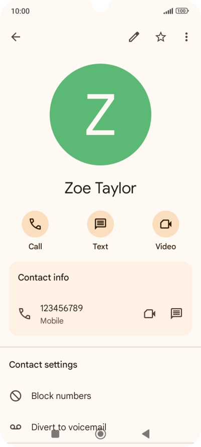 Press the Home key to return to the home screen.