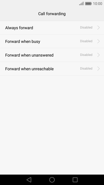 Press the Home key to return to the home screen.