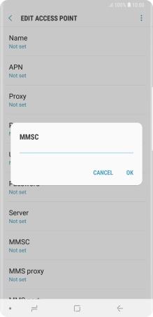 Key in http://www.vodafone.ie/mms and press OK.