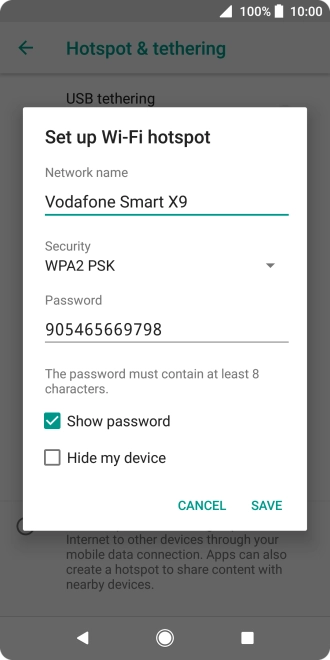 Press the drop down list below 