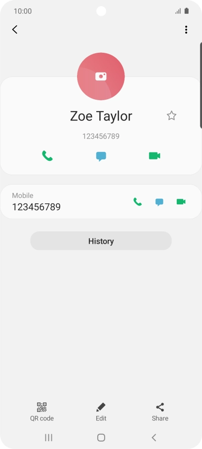 Press the Home key to return to the home screen.