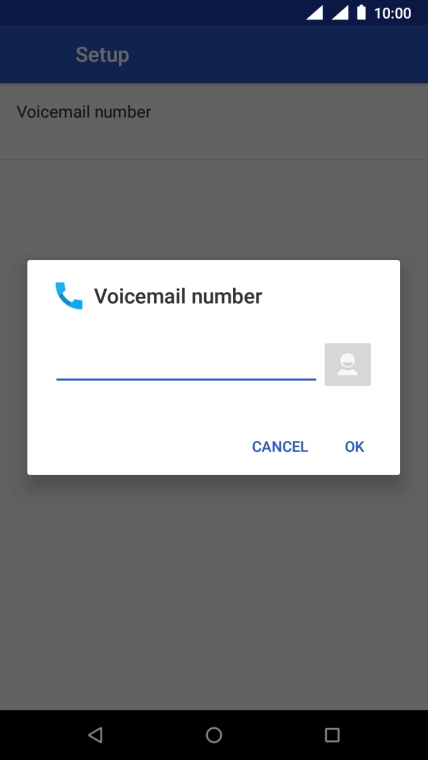 Key in (prefix) 5 (your phone number) and press OK.
