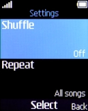 Select Shuffle.