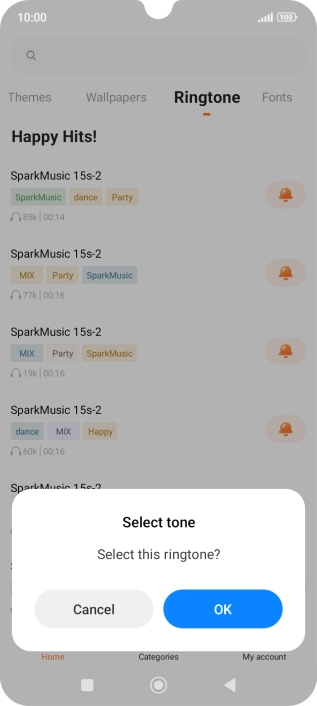 Press OK.
