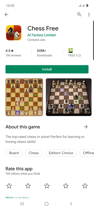 Press the Home key to return to the home screen.