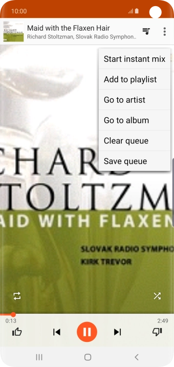 Press Add to playlist.
