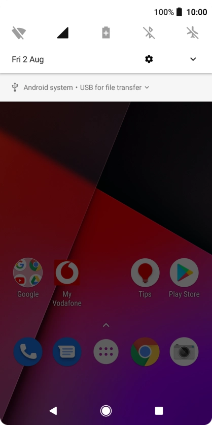 Press Android system.