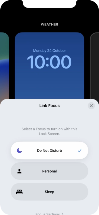 Press the close icon.
