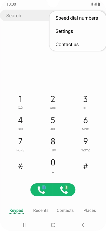 Press Settings.