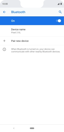 Press the Home key to return to the home screen.
