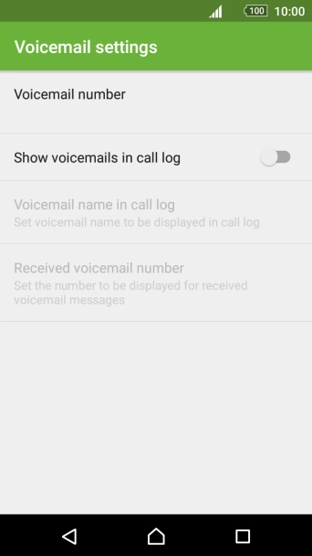 Press the Home key to return to the home screen.