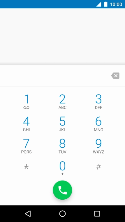 Press and hold number key 1 to call voicemail. Follow the instructions to listen to your messages.