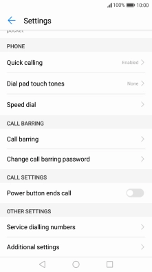 Press Additional settings.
