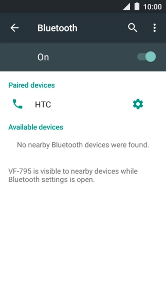 Press the Home key to return to the home screen.