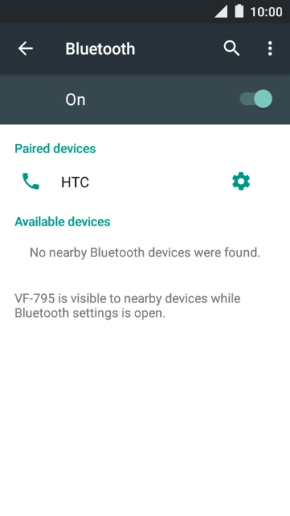Press the Home key to return to the home screen.