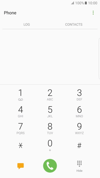 Press and hold number key 1 to call voicemail. Follow the instructions to listen to your messages.