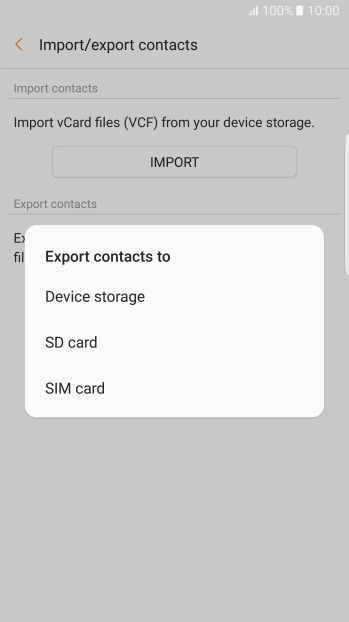 Press SIM card.