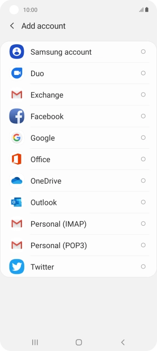 Press Google.