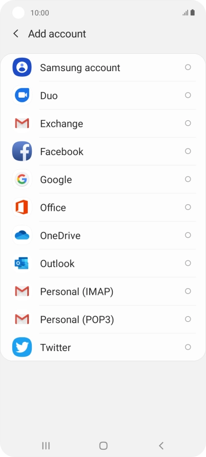 Press Google.