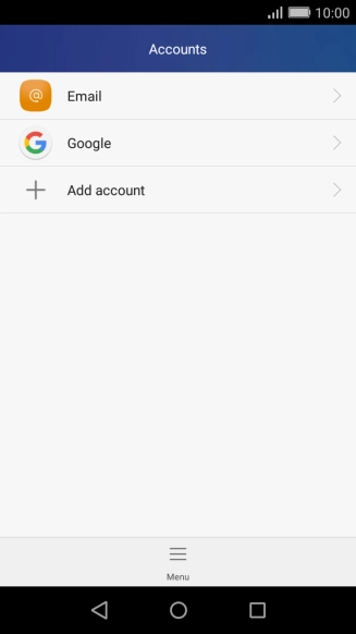 Press the Home key to return to the home screen.