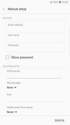 Press the drop down list below 