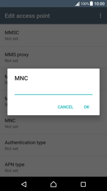 Key in 01 and press OK.