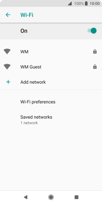 Press Wi-Fi preferences.