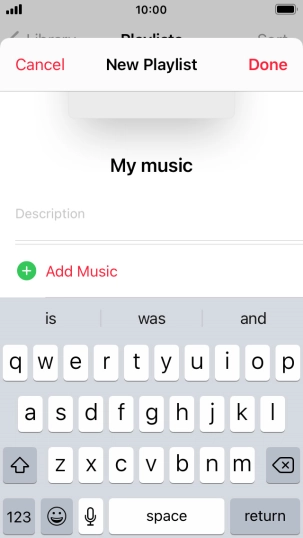 Press Add Music.