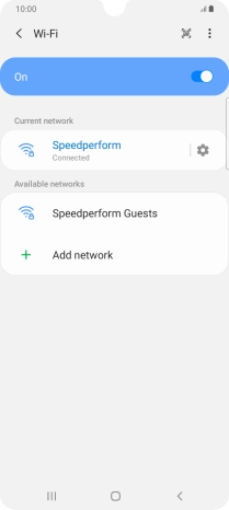 Press the Home key to return to the home screen.