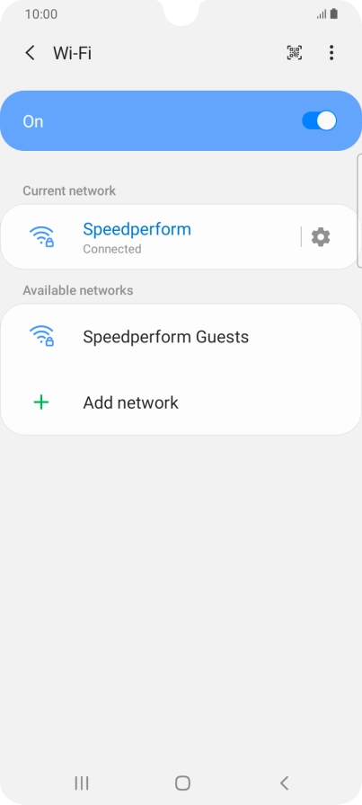 Press the Home key to return to the home screen.
