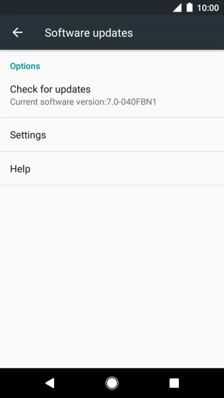 Press Check for updates. If a new software version is available, it's displayed. Follow the instructions on the screen to update the phone software.