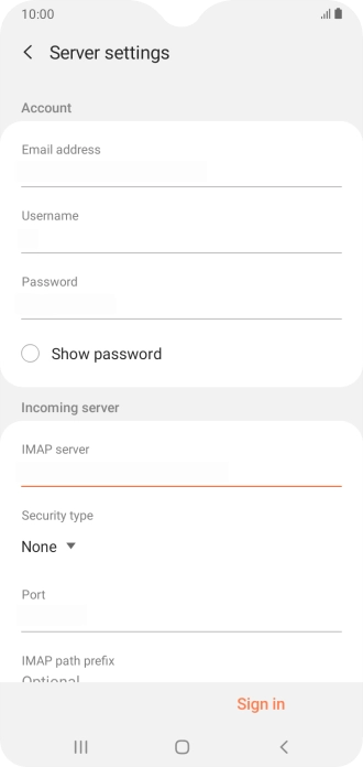 Press the drop down list below 