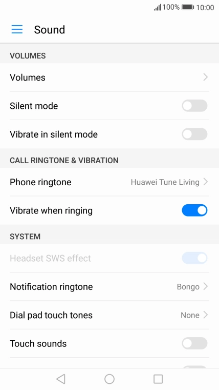Press Phone ringtone.