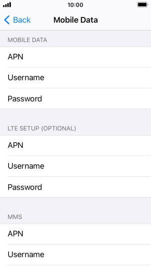 Press APN and key in mms.vodafone.net.