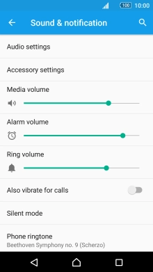 Press the Home key to return to the home screen.