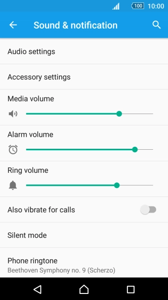 Press the Home key to return to the home screen.