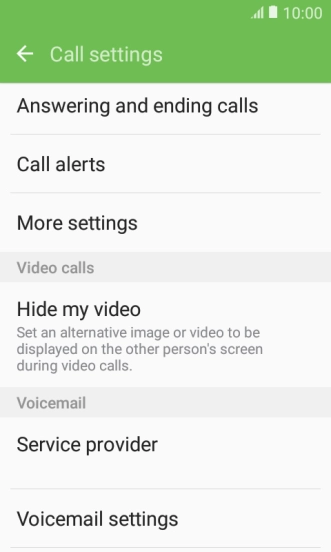 Press More settings.