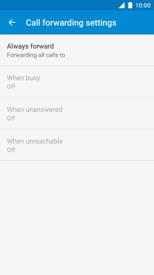 Press the Home key to return to the home screen.