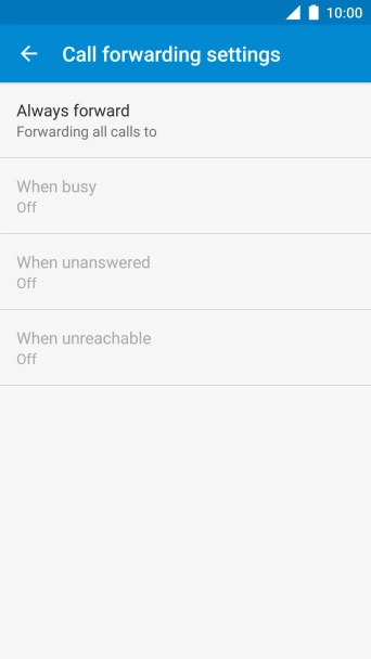 Press the Home key to return to the home screen.