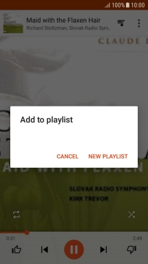 Press NEW PLAYLIST.