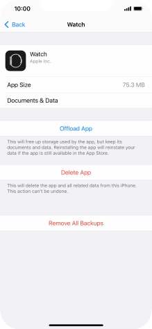 Press Offload App.