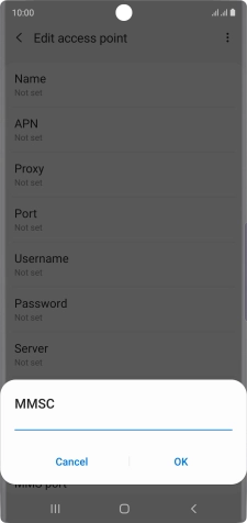 Key in http://www.vodafone.ie/mms and press OK.