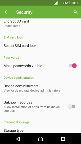 Press Set up SIM card lock.