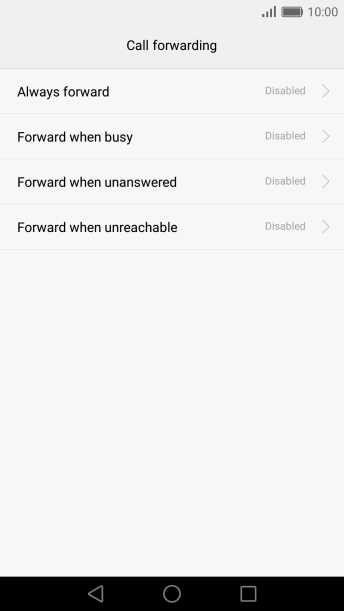Press the Home key to return to the home screen.
