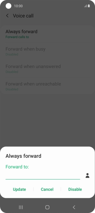 Press Disable.