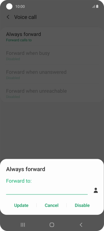 Press Disable.
