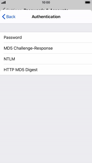Press Password.
