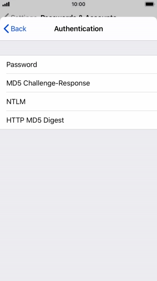 Press Password.