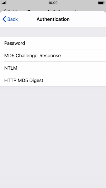 Press Password.