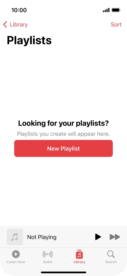 Press New Playlist.